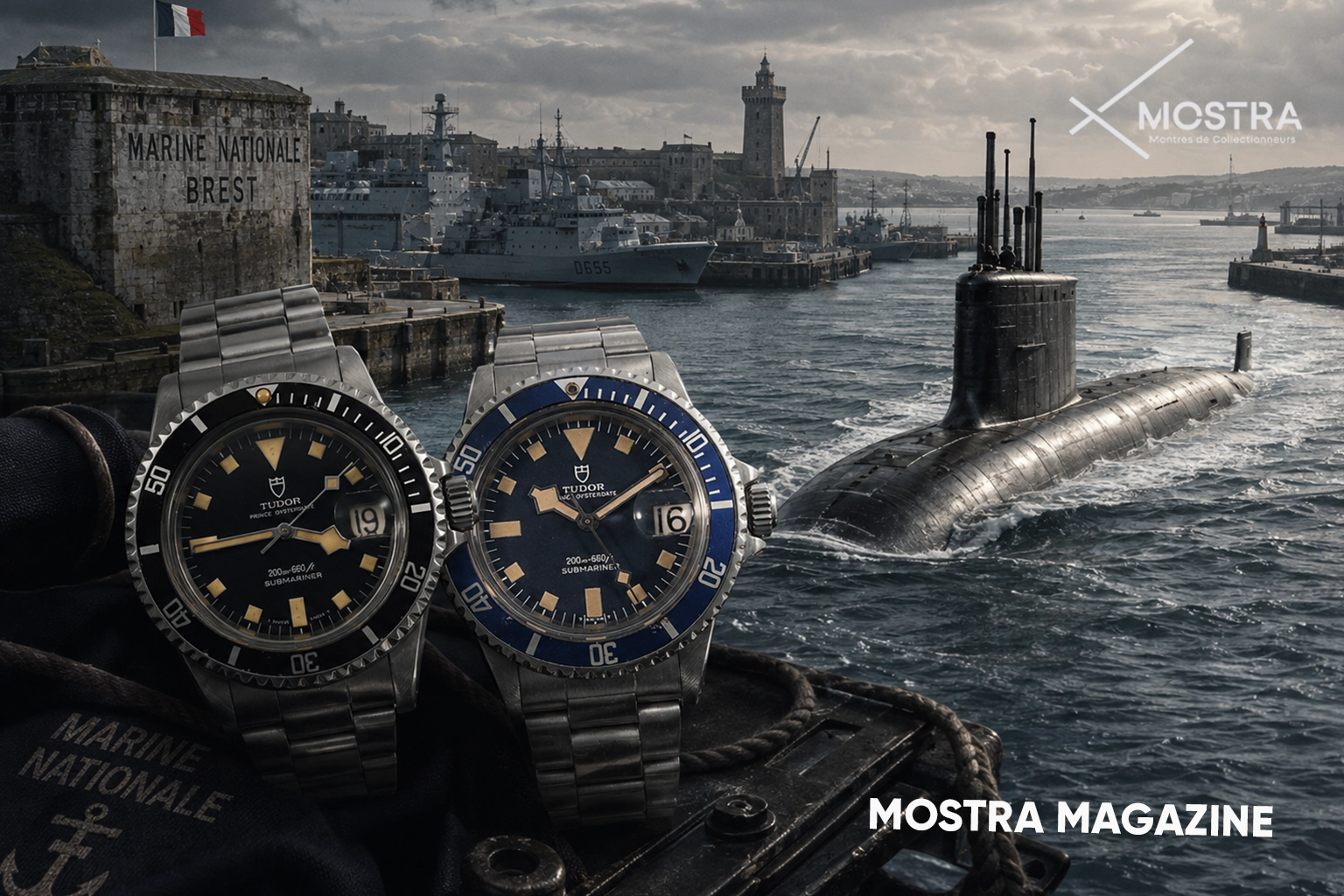 montres militaires tudor brest plongeur mostra magazine